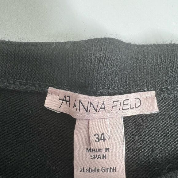 Anna Field Open-shoulder Sweater Black with White Faux Pearls Size XS/ 34 EU - Picture 2 of 14